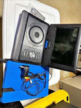 Ematic Black & Blue DVD player